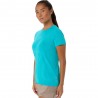 Asics T-Shirt Running Road Seamless Energy Aqua Donna