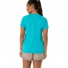 Asics T-Shirt Running Road Seamless Energy Aqua Donna
