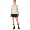 Asics T-Shirt Running Metarun Cream Donna