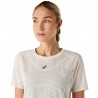 Asics T-Shirt Running Metarun Cream Donna