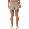 Asics Pantaloncini Running Nagino Run 2-N-1 Grigio Donna