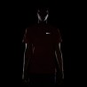 Nike T-shirt RunningStride Tough Rosso Argento Uomo