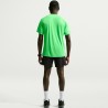 Nike T-shirt RunningStride Verde Spark Argento Uomo
