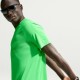 Nike T-shirt RunningStride Verde Spark Argento Uomo