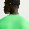 Nike T-shirt RunningStride Verde Spark Argento Uomo