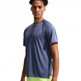 Nike T-shirt RunningStride Diffused Blu Argento Uomo