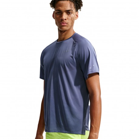 Nike T-shirt RunningStride Diffused Blu Argento Uomo