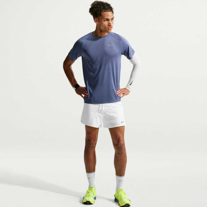 Nike T-shirt RunningStride Diffused Blu Argento Uomo