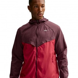 Nike Giacca Running Stride Uv Rpl Mystic Dates Rosso Uomo