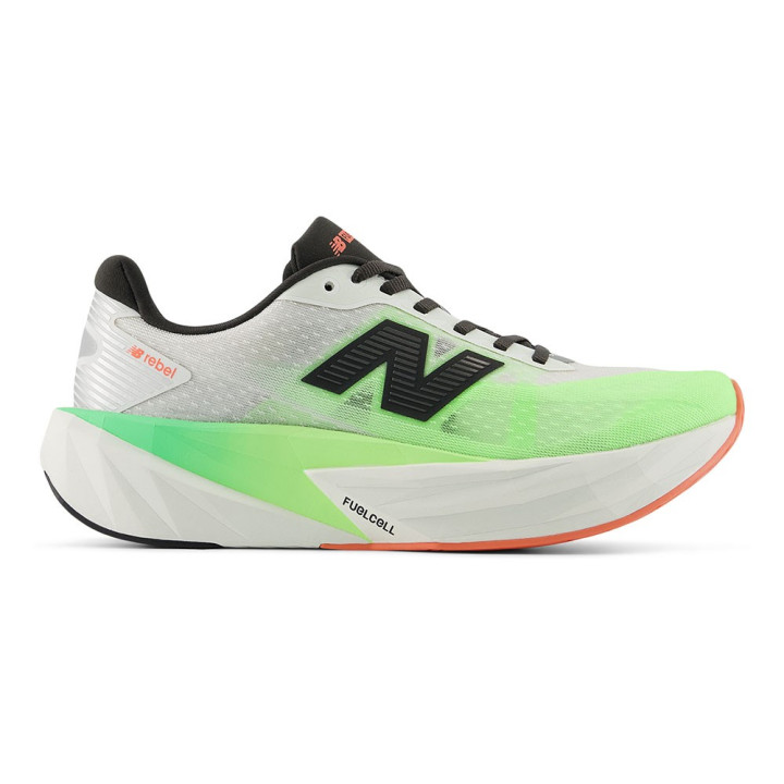 New Balance Fuelcell Rebel V5 Ekin Verde Nero Bianco - Scarpe Running Donna