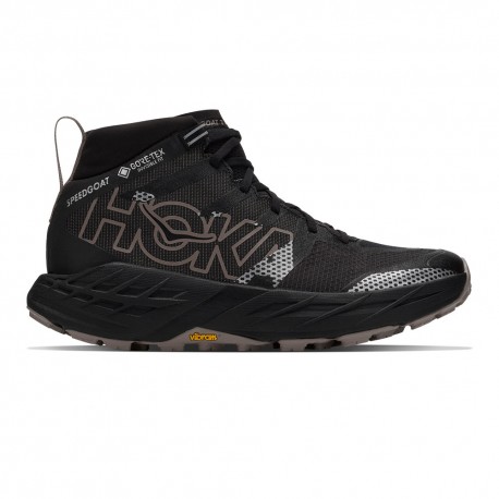Hoka Speedgoat 7 Hike GORE-TEX Nero Pebble Grigio - Scarpe Hiking Uomo