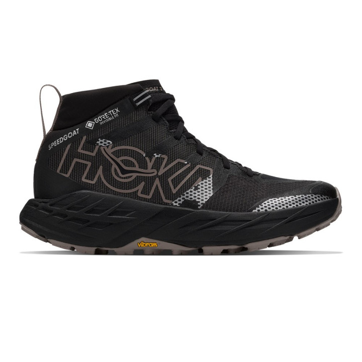 Hoka Speedgoat 7 Hike GORE-TEX Nero Pebble Grigio - Scarpe Hiking Uomo