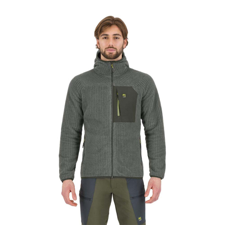 Karpos Felpa In Pile Rocchetta Evo Hoodie Castor Kambaba Uomo