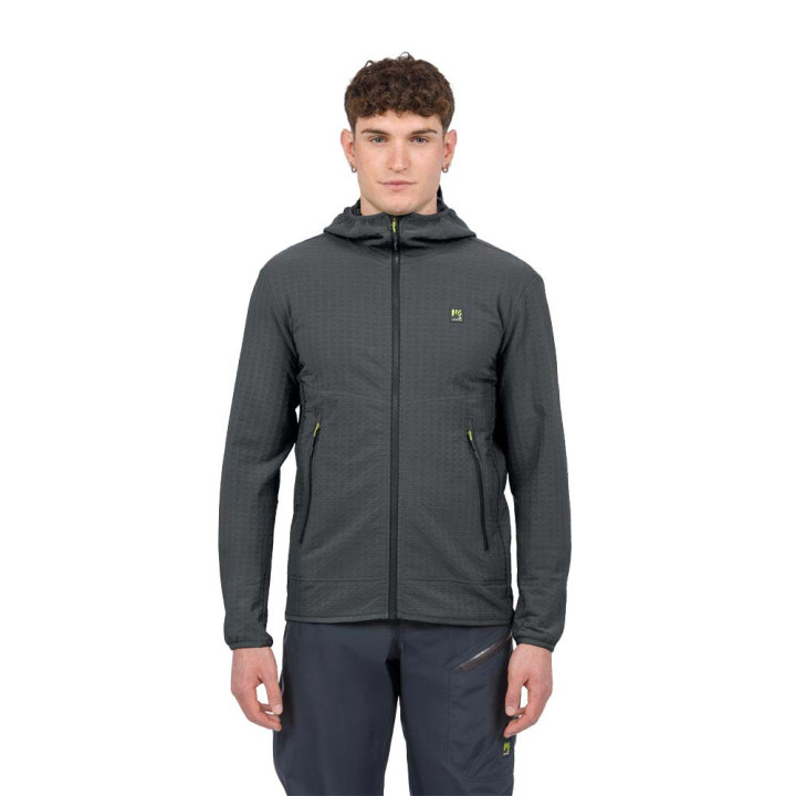 Karpos Felpa In Pile Marmolada Hoodie Wool Gray Uomo