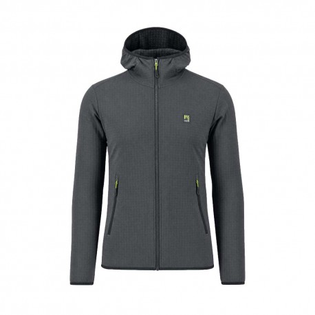 Karpos Felpa In Pile Marmolada Hoodie Wool Gray Uomo