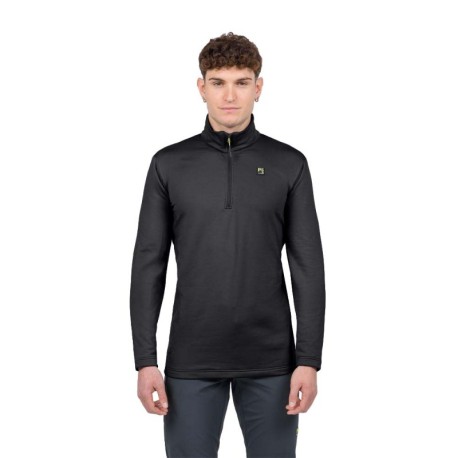 Karpos Felpa In Pile Pizzocco Evo Half Zip Nero Uomo