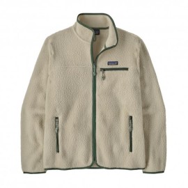 Patagonia Felpa In Pile Retro Pile Trekking Pelican Canopy Verde Uomo