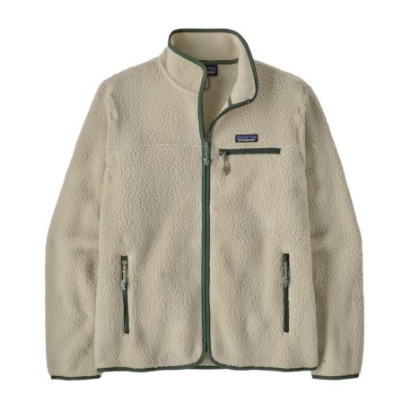 Patagonia Felpa In Pile Retro Pile Trekking Pelican Canopy Verde Uomo