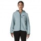 Patagonia Felpa In Pile Retro Pile Trekking Hoody Virtually Blue Donna