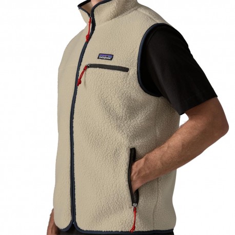 Patagonia Gilet Trekking Retro Pile Trekking Pelican Uomo