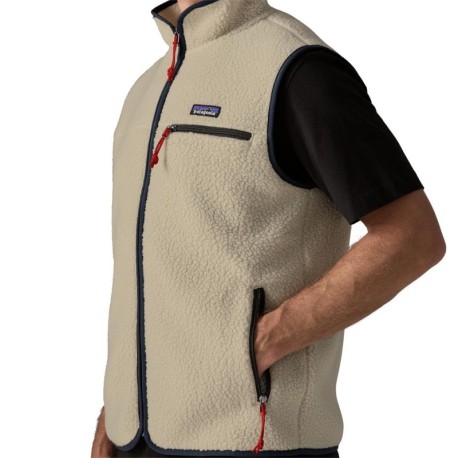 Patagonia Gilet Trekking Retro Pile Trekking Pelican Uomo