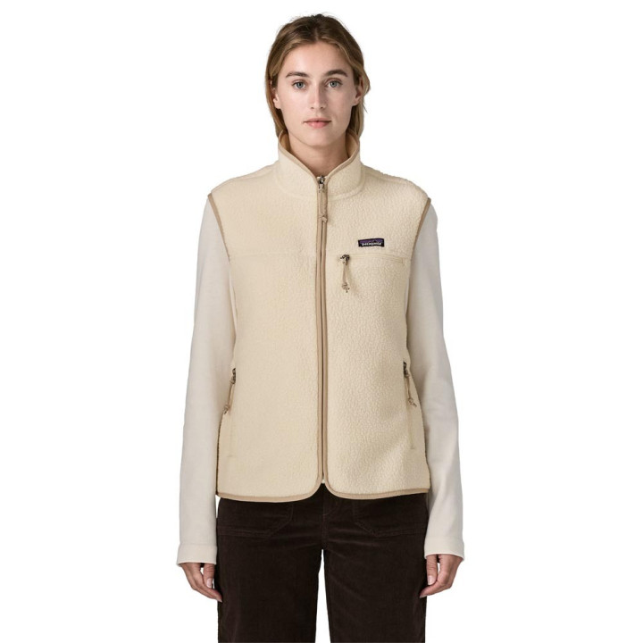 Patagonia Gilet Trekking Retro Pile Trekking Natural Donna