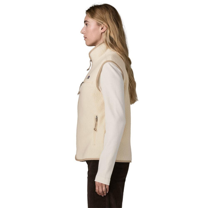 Patagonia Gilet Trekking Retro Pile Trekking Natural Donna