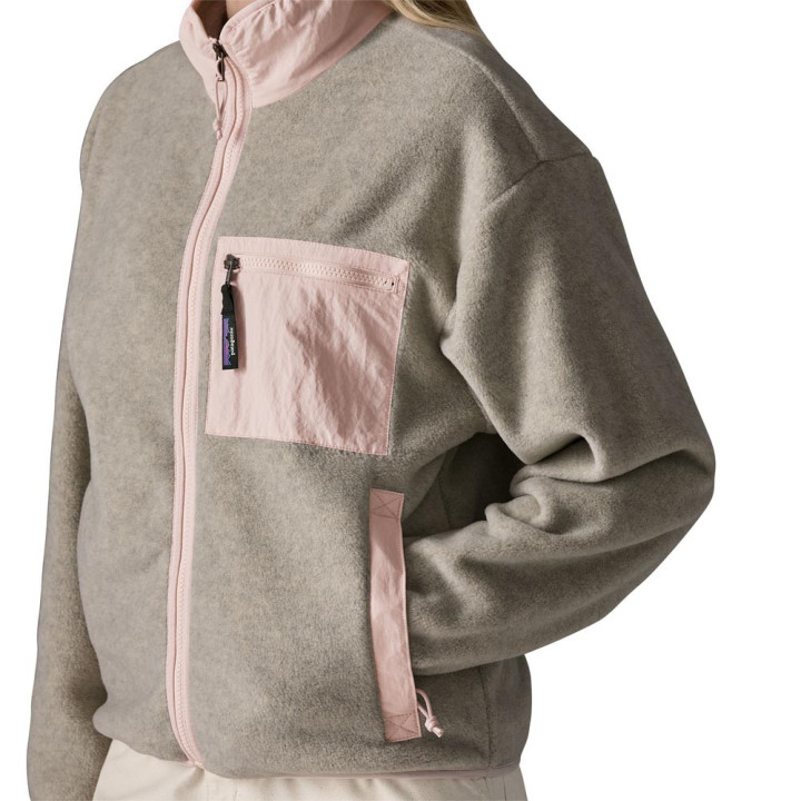 Patagonia Felpa In Pile Synchilla Oatmeal Heather Donna