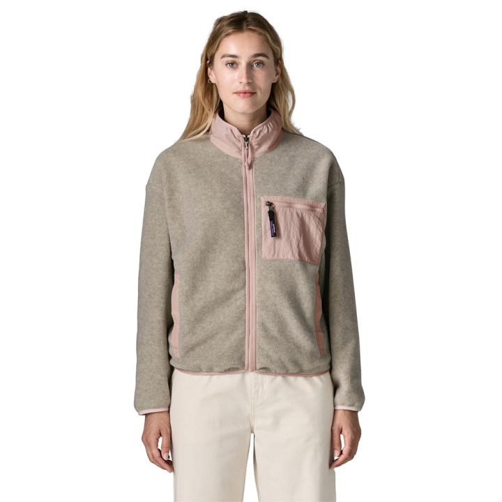 Patagonia Felpa In Pile Synchilla Oatmeal Heather Donna