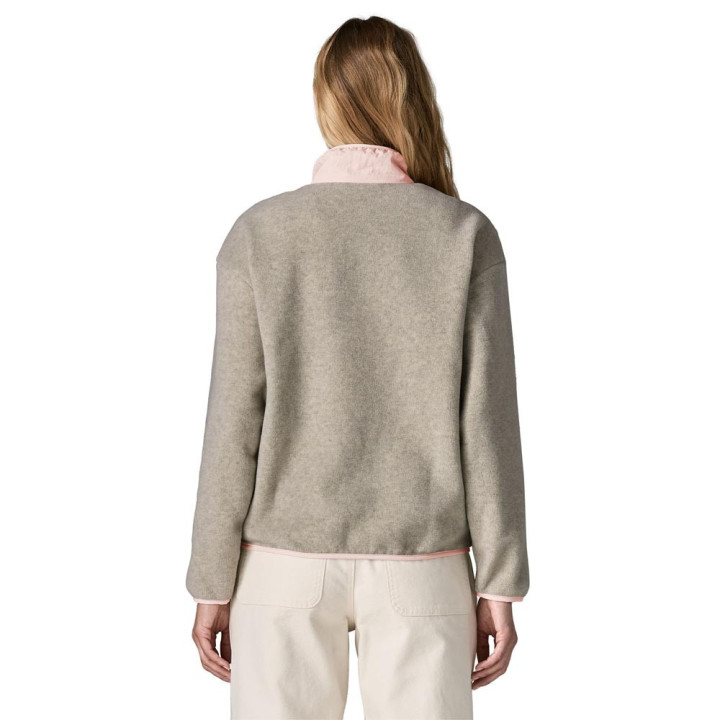 Patagonia Felpa In Pile Synchilla Oatmeal Heather Donna