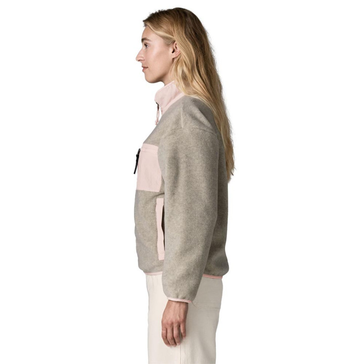 Patagonia Felpa In Pile Synchilla Oatmeal Heather Donna