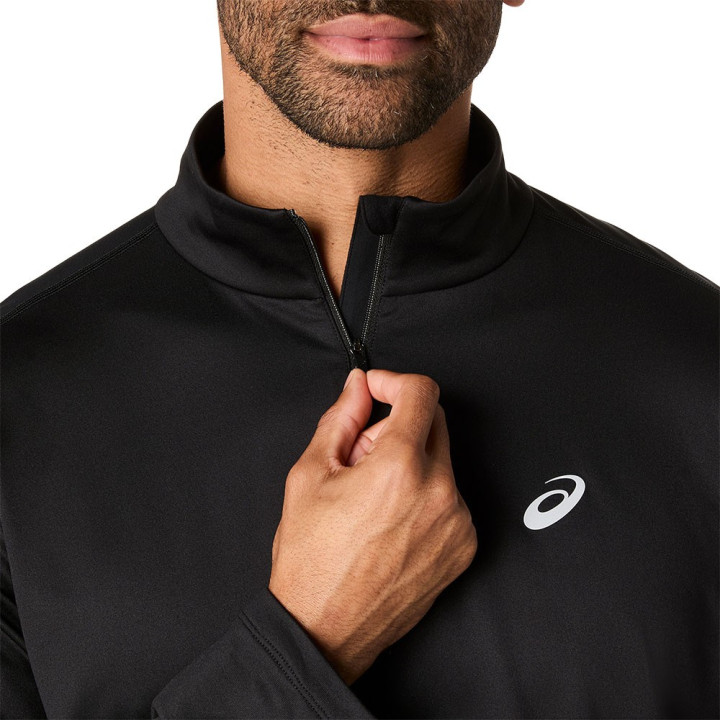 Asics Maglia Running 1 2 Zip Winter Top Performance Nero Uomo