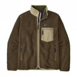 Patagonia Giacca Trekking Classic Retro-X Basin Verde Uomo