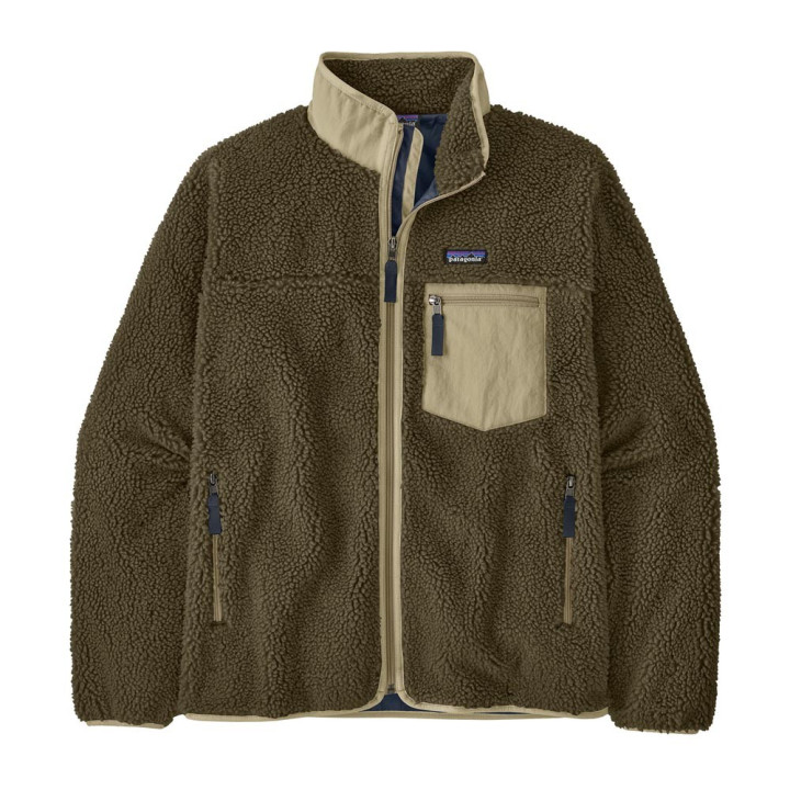 Patagonia Giacca Trekking Classic Retro-X Basin Verde Uomo