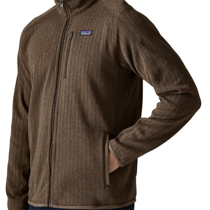 Patagonia Felpa In Pile Better Sweater Marlow Brown Rib Knit Uomo