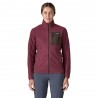 Patagonia Felpa In Pile R1 Air Berry Fig Donna