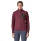 Patagonia Felpa In Pile R1 Air Berry Fig Donna