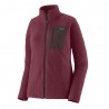 Patagonia Felpa In Pile R1 Air Berry Fig Donna