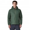 Patagonia Giacca Trekking Piuma Sweater Hoody Treeline Verde Uomo
