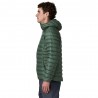Patagonia Giacca Trekking Piuma Sweater Hoody Treeline Verde Uomo