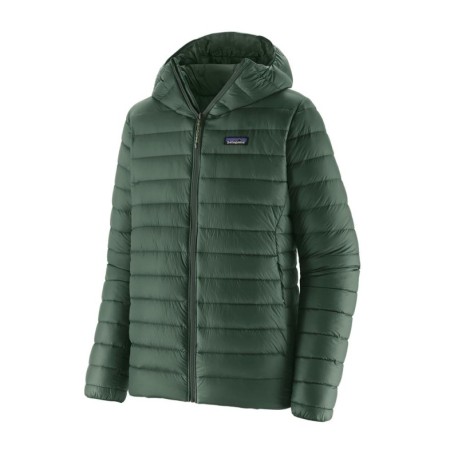 Patagonia Giacca Trekking Piuma Sweater Hoody Treeline Verde Uomo