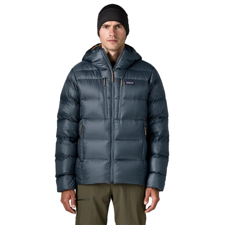 Patagonia Giacca Trekking Piuma Fitz Roy Hoody Summit Blue Uomo