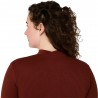 Asics Maglia Running Road Winter Seamless Singed Rosso Donna