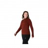 Asics Maglia Running Road Winter Seamless Singed Rosso Donna