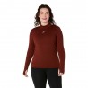 Asics Maglia Running Road Winter Seamless Singed Rosso Donna