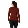 Asics Maglia Running Road Winter Seamless Singed Rosso Donna