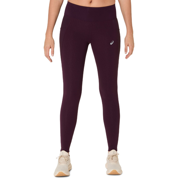 Asics Tight Running Nagino Run Dark Aubergine Donna