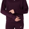 Asics Felpa Running Nagino Run Winter Dark Aubergine Donna