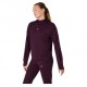 Asics Felpa Running Nagino Run Winter Dark Aubergine Donna