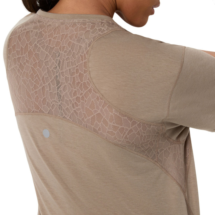 Asics T-Shirt Running Nagino Run Grigio Donna